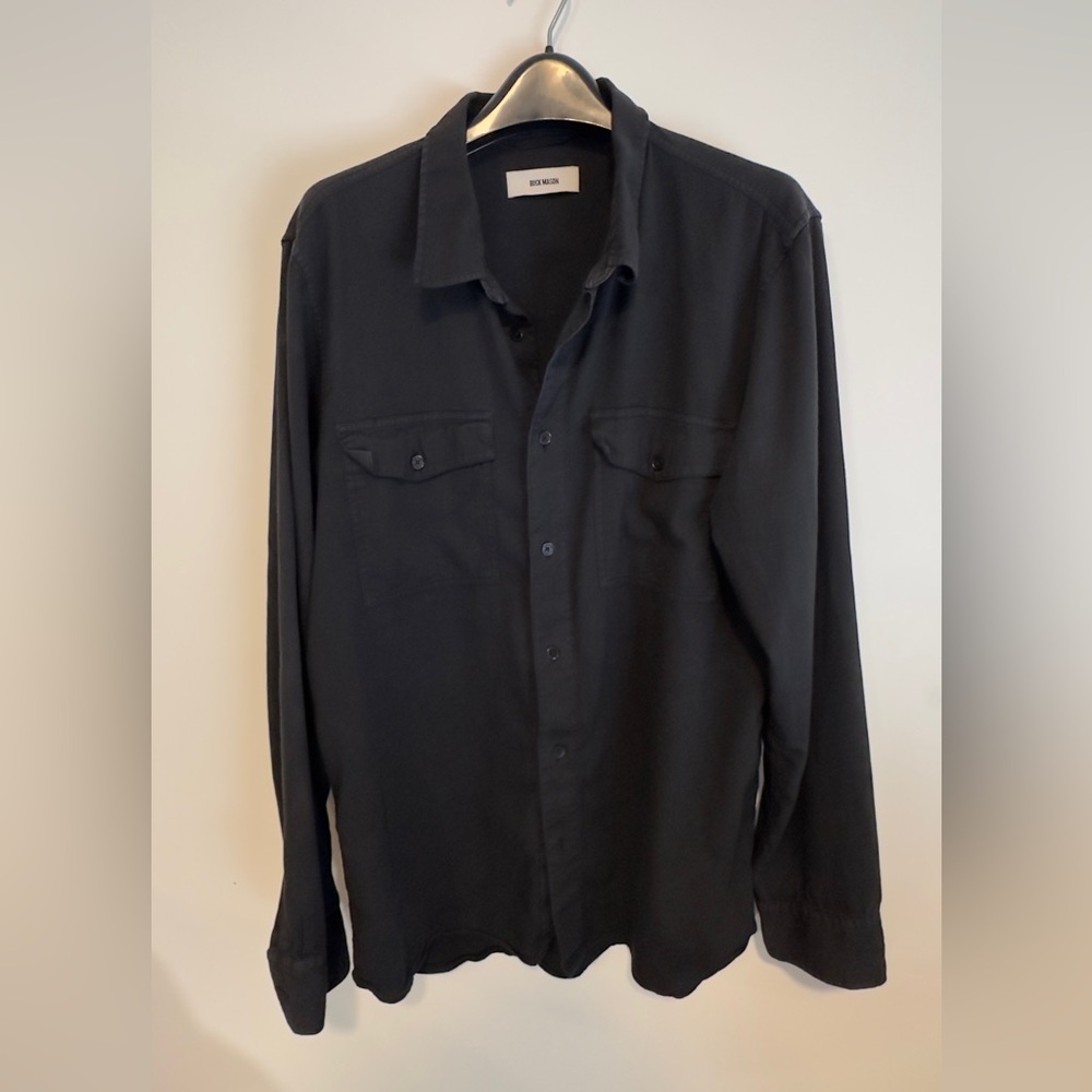 Buck Mason Draped Twill two pocket Button Down Shirt